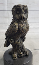 Miniature Bronze Owl Bookend 6" x 3"