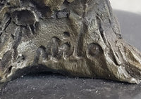 Miniature Bronze Owl Bookend 6" x 3"