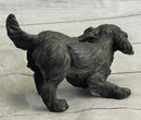 Cavalier King Charles Spaniel Puppy Bronze Metal Sculpture