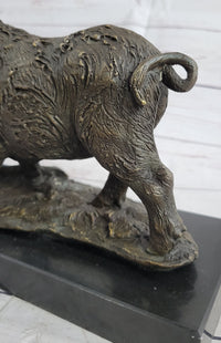 Art Deco HotCast Wild Pig Boar Bronze Animal Sculpture