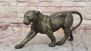Hot Cast Bronze Cheetah Cat Sculpture