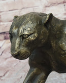 Hot Cast Bronze Cheetah Cat Sculpture