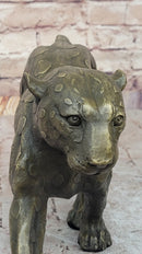 Hot Cast Bronze Cheetah Cat Sculpture