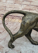 Hot Cast Bronze Cheetah Cat Sculpture