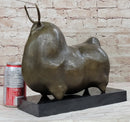 Large Dark Brown Patina Fighting Bull by Botero Bronze