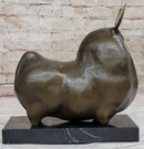 Large Dark Brown Patina Fighting Bull by Botero Bronze
