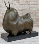 Large Dark Brown Patina Fighting Bull by Botero Bronze