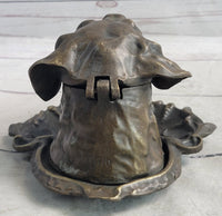 Labrador Retriever Puppy Incense Burner Bronze Metal Sculpture