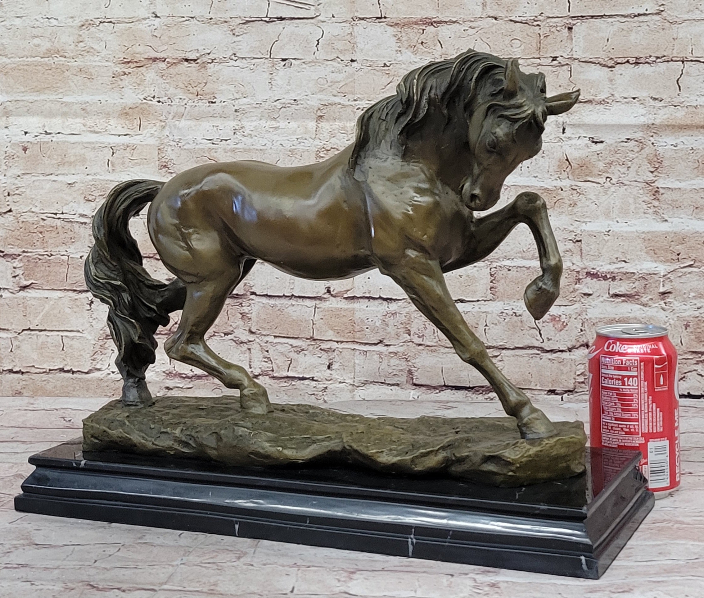 Thoroughbred Horse Dressage Stallion Mare Bronze Sculpture