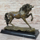 Thoroughbred Horse Dressage Stallion Mare Bronze Sculpture