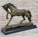 Thoroughbred Horse Dressage Stallion Mare Bronze Sculpture