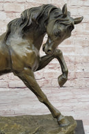 Thoroughbred Horse Dressage Stallion Mare Bronze Sculpture