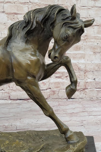 Thoroughbred Horse Dressage Stallion Mare Bronze Sculpture