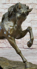 Thoroughbred Horse Dressage Stallion Mare Bronze Sculpture