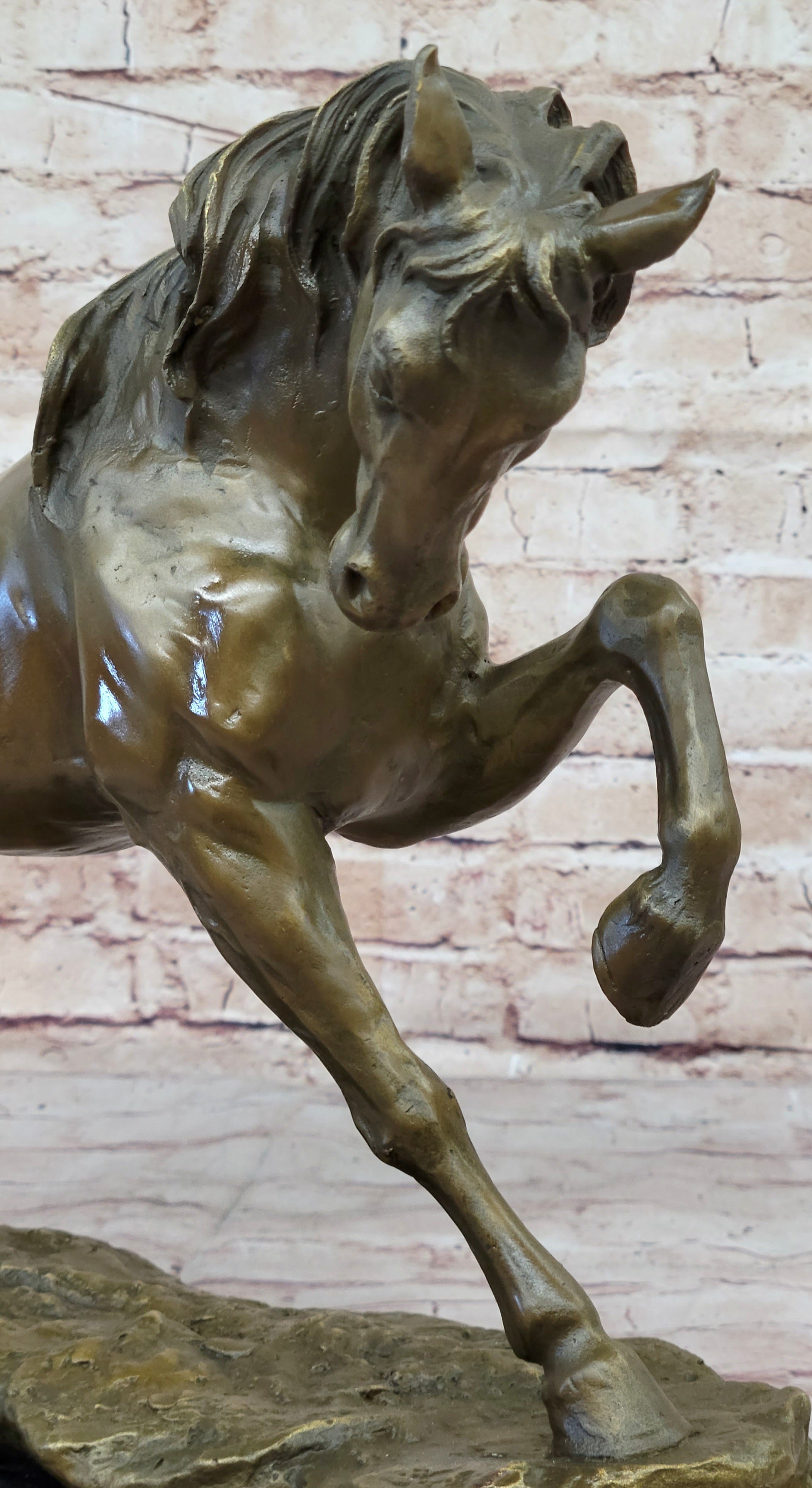 Thoroughbred Horse Dressage Stallion Mare Bronze Sculpture