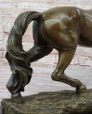 Thoroughbred Horse Dressage Stallion Mare Bronze Sculpture