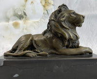 Barye African Lioness Lion Wild Life Animal Bronze Sculpture