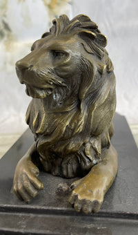 Barye African Lioness Lion Wild Life Animal Bronze Sculpture