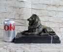 Signed Barye King Of Jungle Lion Bronze Sculpture Art Deco
