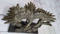 Milo Large American Bad Eagle Landing Bronze Sculpture