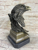 Life Size American Bald Eagle Bronze Bust Extra Large