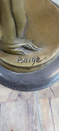 Hot Cast Bronze Horse Head Sculpture Barye Art