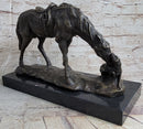 Friendship between Horse & Dog Bronze Sculpture