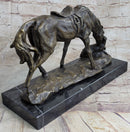 Friendship between Horse & Dog Bronze Sculpture