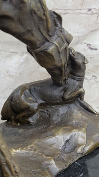 Friendship between Horse & Dog Bronze Sculpture