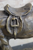 Friendship between Horse & Dog Bronze Sculpture