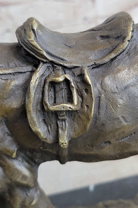Friendship between Horse & Dog Bronze Sculpture