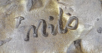 Friendship between Horse & Dog Bronze Sculpture