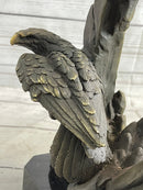 Majestic Bald Eagle Head Bronze Sculpture Wildlife Art