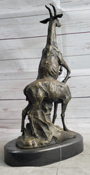 Two Gazelle Antelope Kudu Bronze Wildlife Sculpture