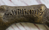 American Buffalo Bull Bison Bronze Metal Figure 8" x 11"