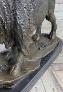 American Bison Buffalo Bronze Sculpture Wildlife Art Deco