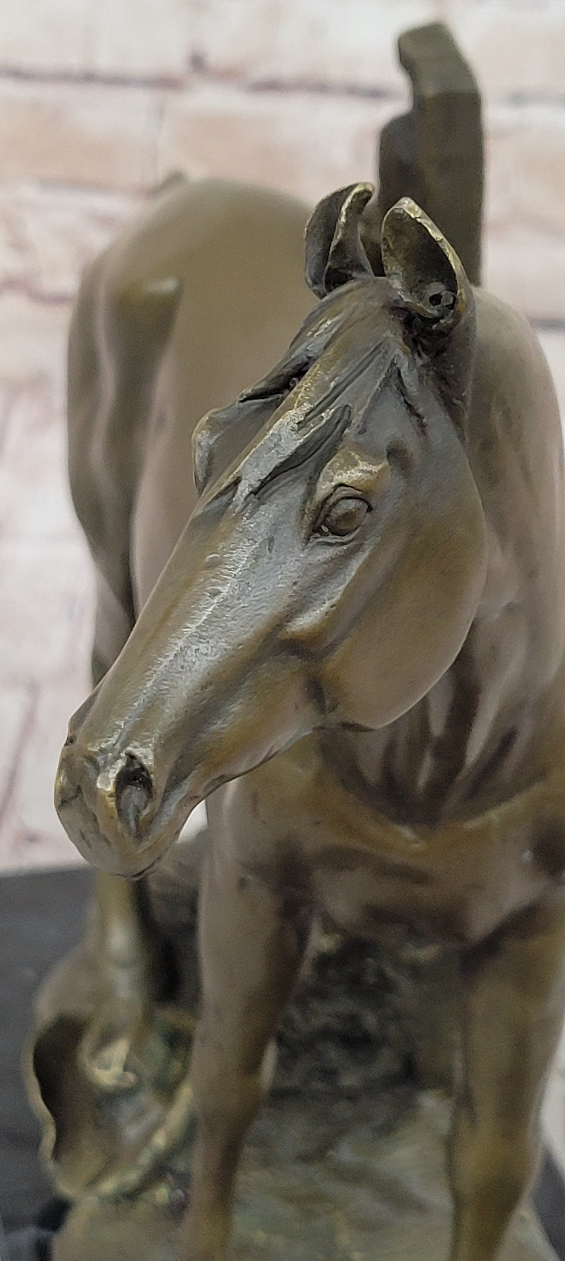 Horse at the Stable Bronze Sculpture Equestrian Art
