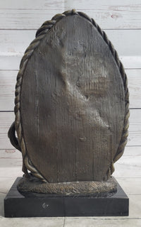 Mare & Foal Bronze Sculpture on Marble Base