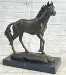 Large Arabian Horse Bronze Sculpture By Williams