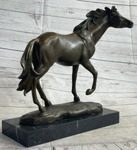 Large Arabian Horse Bronze Sculpture By Williams