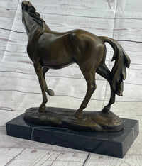 Large Arabian Horse Bronze Sculpture By Williams