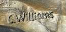 Large Arabian Horse Bronze Sculpture By Williams