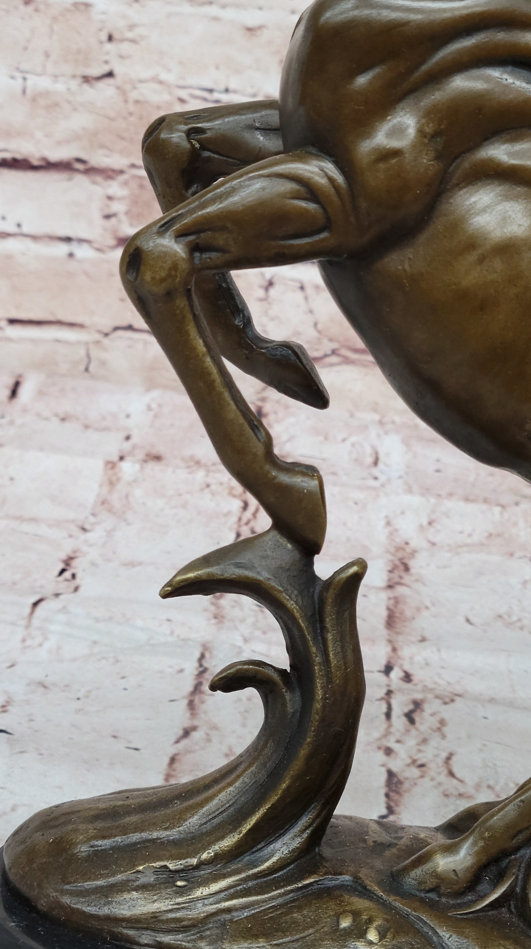Rearing Horse Bronze Sculpture Equestrian Stables Western