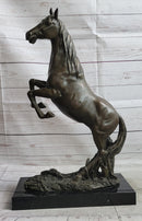 Rearing Arabian Horse Stallion Bronze Sculpture Equestrian