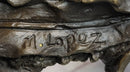 Marlins Sailfish Swordfish Jumping Out of Ocean Bronze Sculpture