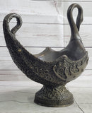 Swan Shaped Bronze Bowl Candy Dish by Vitaleh