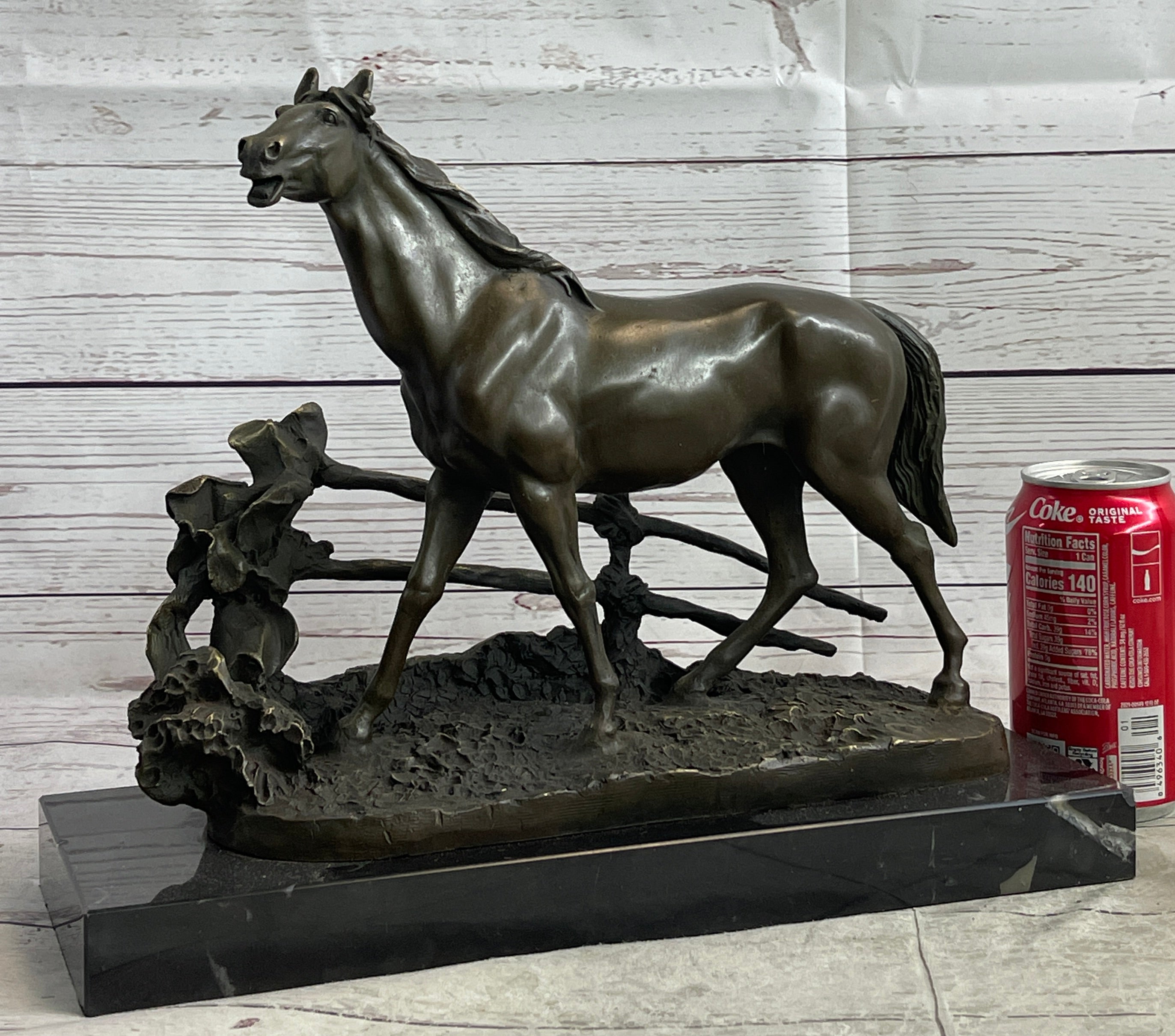 Trotting Thoroughbred Horse Bronze Sculpture by Lost Wax Method