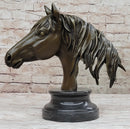 Hot Cast Bronze Horse Head Bust by Milo