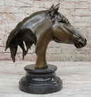 Hot Cast Bronze Horse Head Bust by Milo