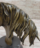 Hot Cast Bronze Horse Head Bust by Milo